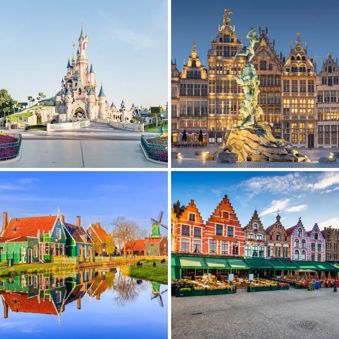 Roteiro Bruxelas e Amsterdã (4 dias em cada)